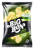 Чипсы Big Bon сметана лук 75 г