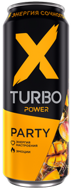 Напиток энергетический X-TURBO Party манго ж/б 0,45 л