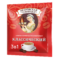 Кофе 3в1 Петровская Слобода классик 25 пакетиков 20 г