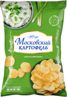 Чипсы Московский картофель лук и сметана 60 г