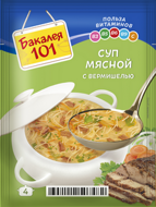 Суп Бакалея 101 мясной с вермишелью 60 г