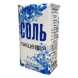 Соль Казахстан среднего помола картон 1 кг