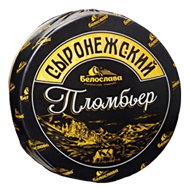 Сыр весовой Сыронежский Пломбьер пломбир мдж 50%  Белослава круг 4 кг, 1 кг
