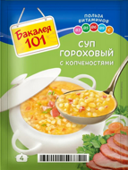 Суп Бакалея 101 гороховый с копченостями 65 г